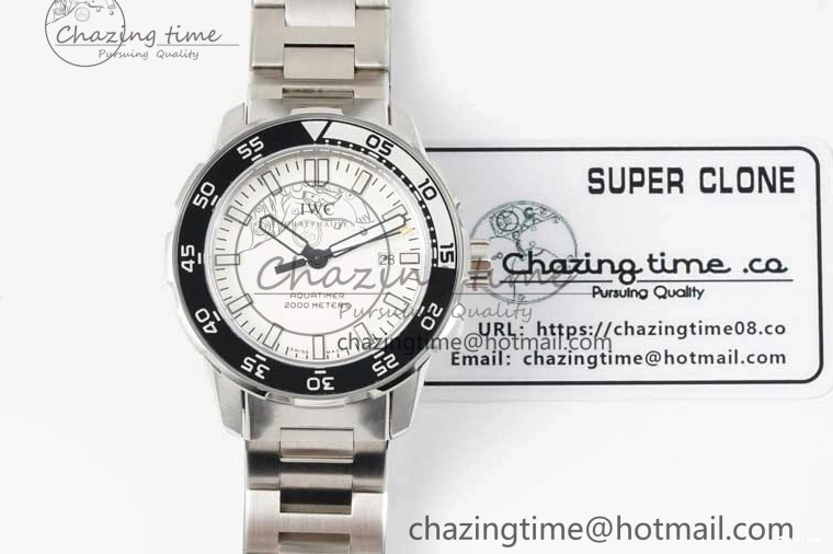 MIROTIME 0216 Youthful Aquatimer Automatic SS RSF 1:1 Best Edition White Black Dial on SS Bracelet A 7070